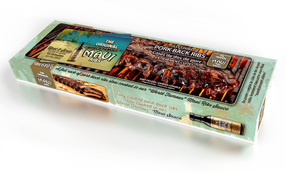 Maui Sauce Pre-cooked Pork Ribs